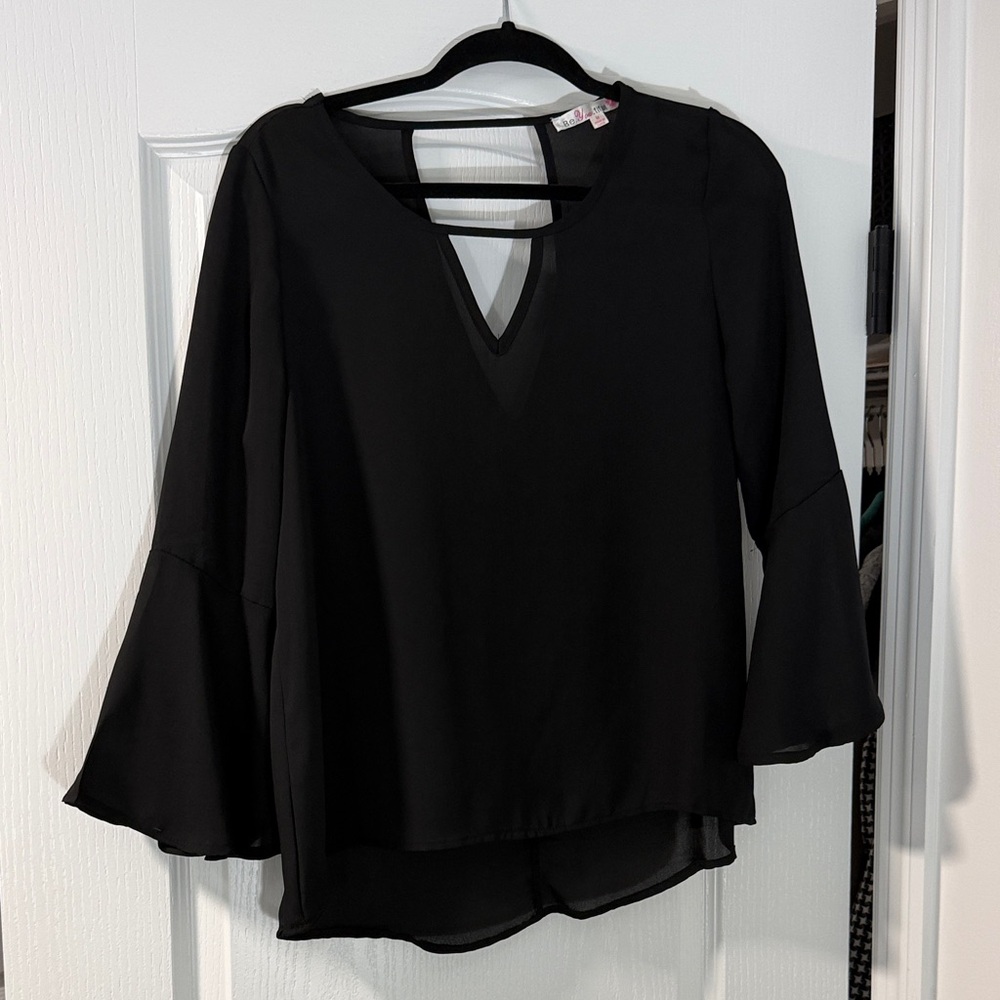 Elegant Black Women's Top
